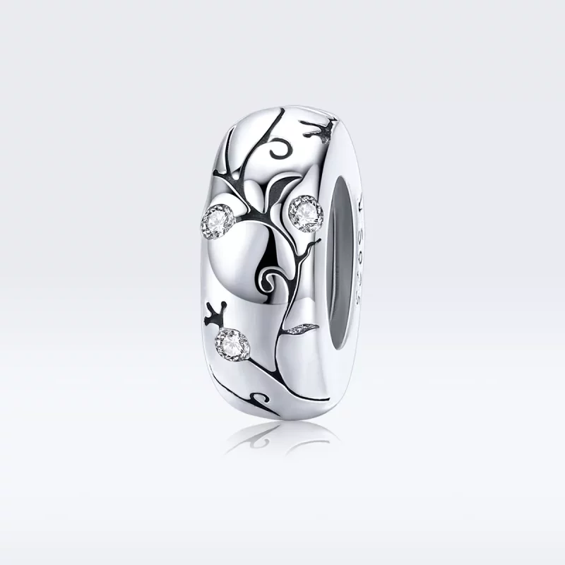 (imagen para) Charm Separador de Estilo Pandora en Plata con Patrón Clásico - SCC1559 - Ver 5