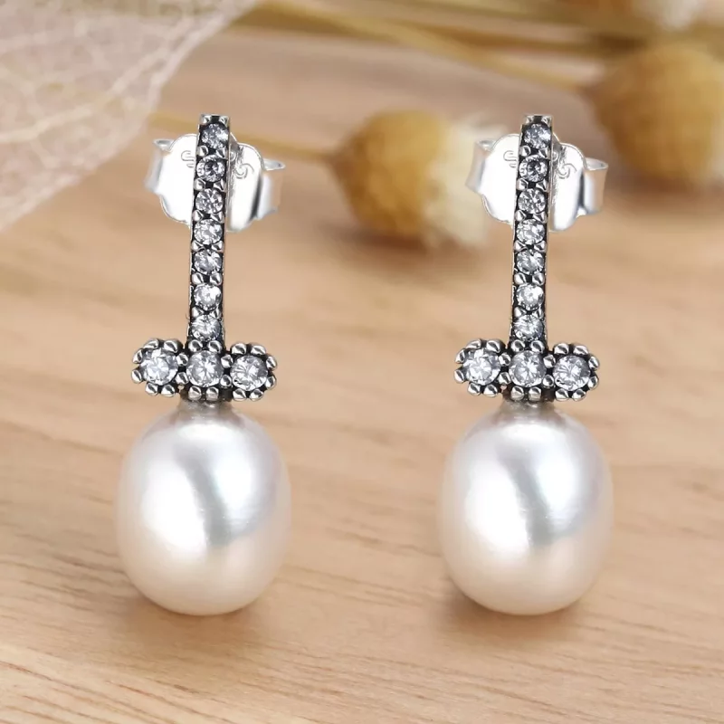 (imagen para) Aretes con luz silenciosa estilo Pandora - VSE100 - Ver 3