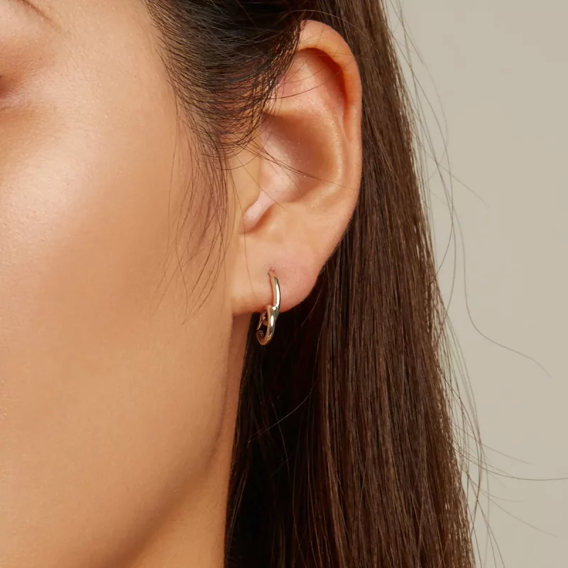 (imagen para) Aretes de amor simples estilo Pandora - SCE1333 - Ver 5