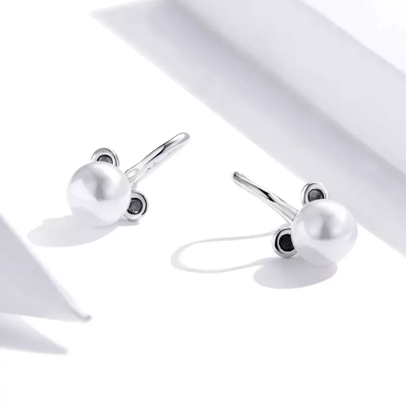 (imagen para) Aretes de oso lindo estilo Pandora - SCE918 - Ver 2