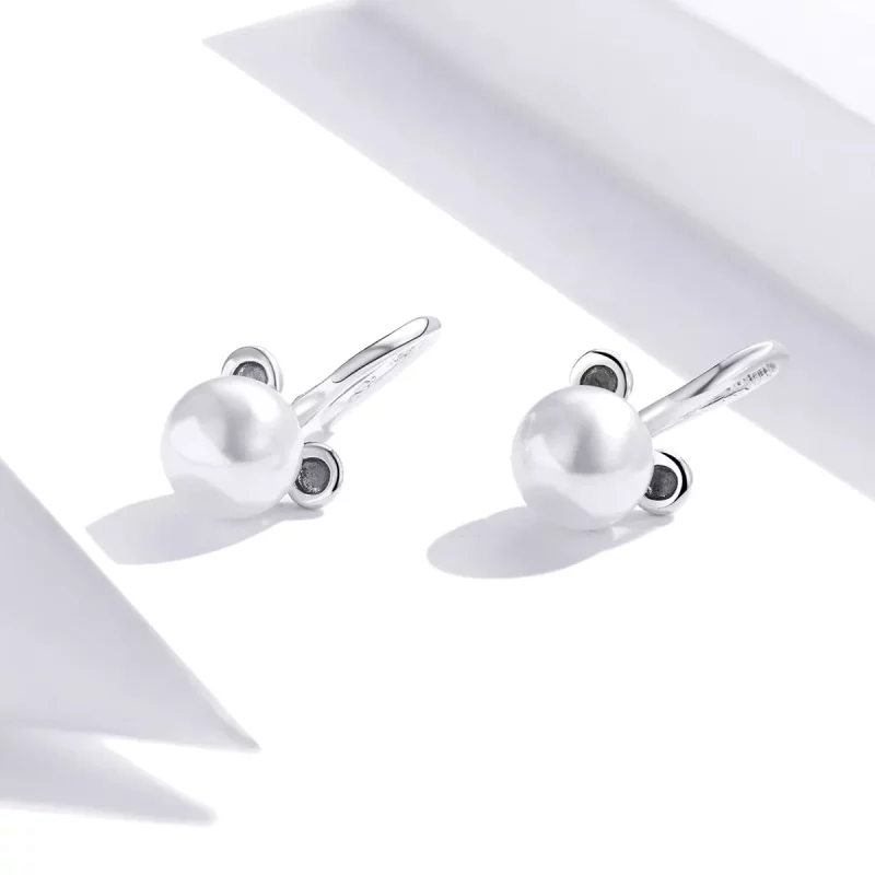 (imagen para) Aretes de oso lindo estilo Pandora - SCE918 - Ver 3