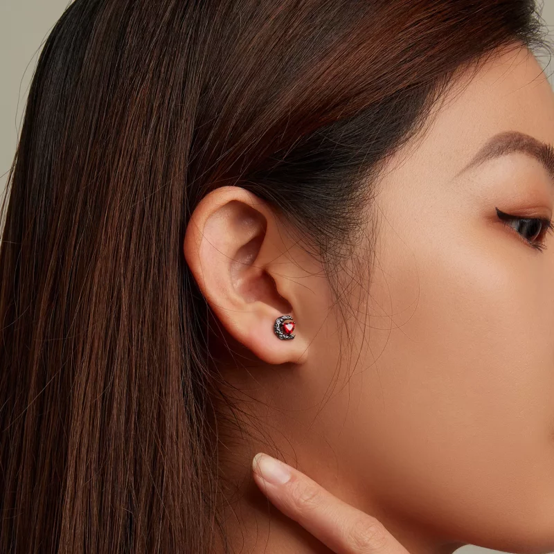(imagen para) Aretes estilo Pandora con luz de luna y noche oscura - SCE1519 - Ver 7
