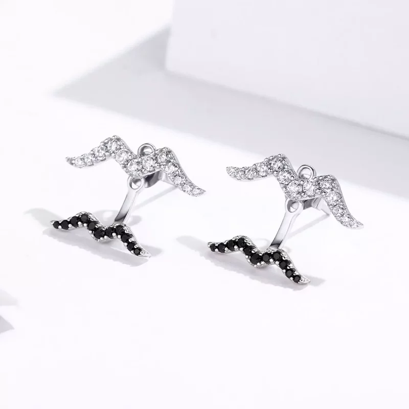 (imagen para) Aretes estilo Pandora de verano sin prisas - SCE699 - Ver 2