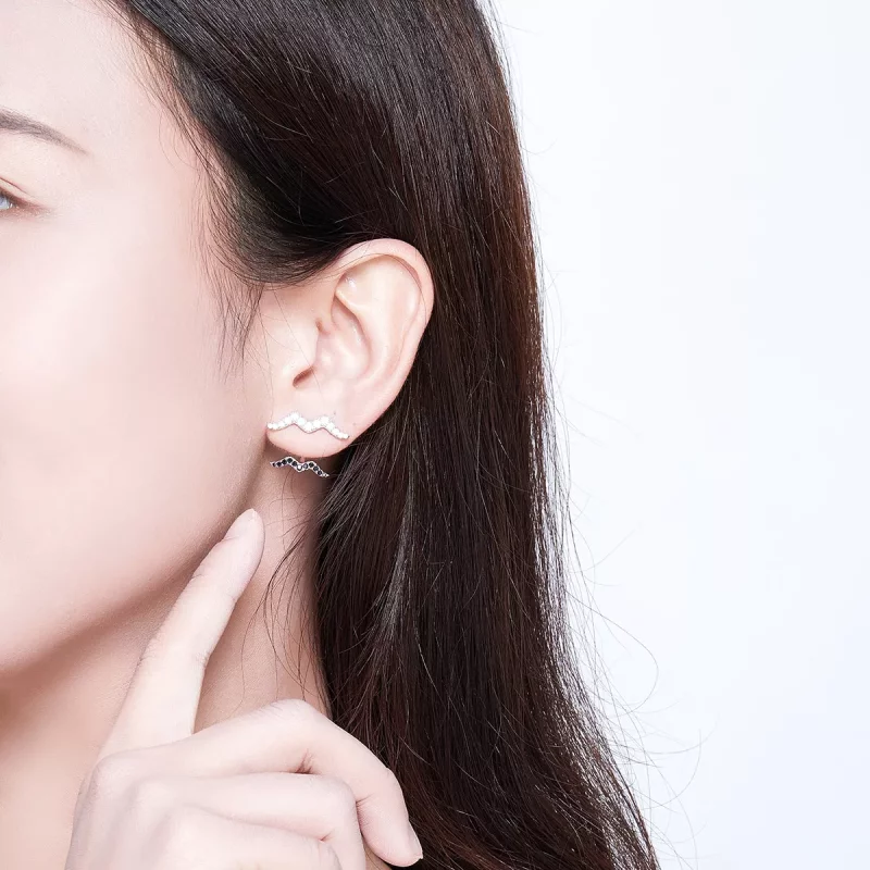 (imagen para) Aretes estilo Pandora de verano sin prisas - SCE699 - Ver 7