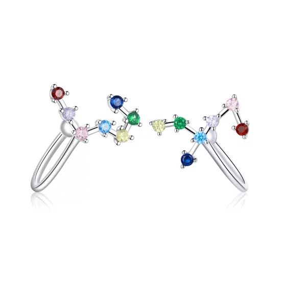 (imagen para) Aretes estilo Pandora Star Track - BSE457