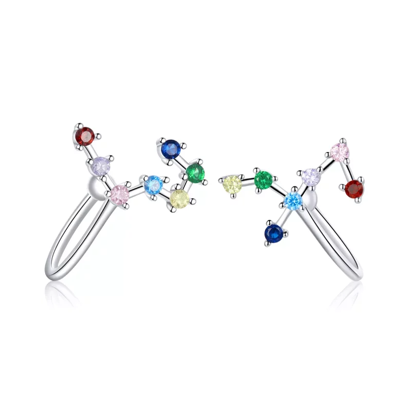 (imagen para) Aretes estilo Pandora Star Track - BSE457