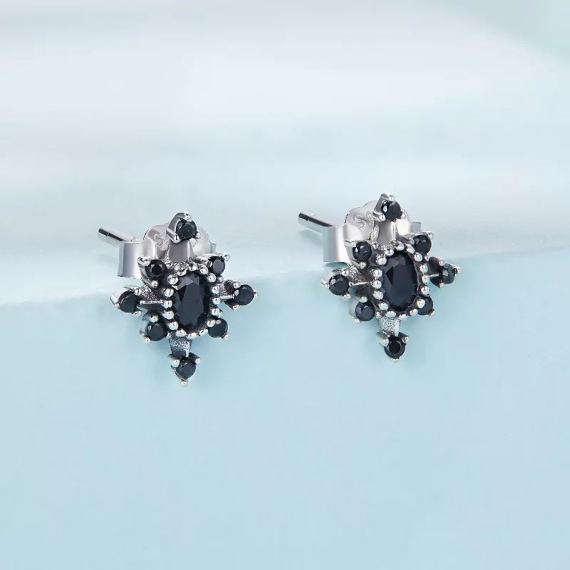 (imagen para) Estilo Pandora Aretes de Estrella para Hombre - SCE1521 - Ver 2