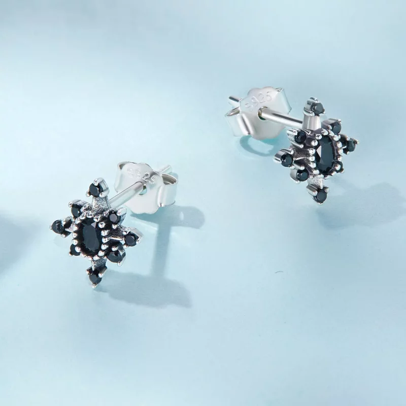 (imagen para) Estilo Pandora Aretes de Estrella para Hombre - SCE1521 - Ver 4