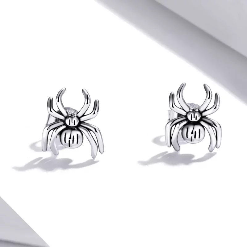 (imagen para) Estilo Pandora Aretes de Tachuela Araña de Ocho Patas - SCE1290 - Ver 3