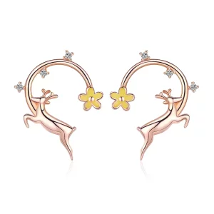 Estilo Pandora Pendientes de Tachuela Completos - BSE014 (imagen para) Estilo Pandora Pendientes de Tachuela Completos - BSE014