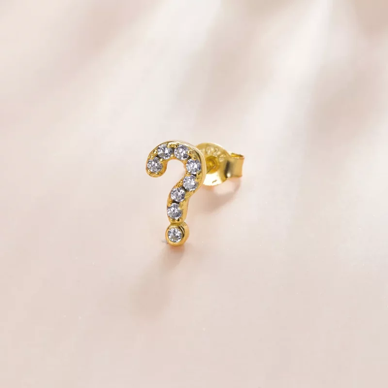 (imagen para) Estilo Pandora Símbolo Secreto - Pendientes de Estudio - SCE1073 - Ver 2