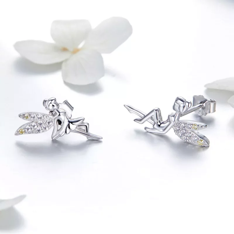 (imagen para) Estos aretes de botón estilo Pandora de Primavera Spirit - BSE046 - Ver 4