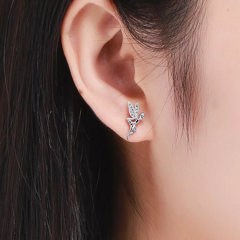 (imagen para) Estos aretes de botón estilo Pandora de Primavera Spirit - BSE046 - Ver 7