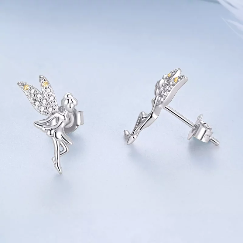 (imagen para) Estos aretes de botón estilo Pandora de Primavera Spirit - BSE046 - Ver 10