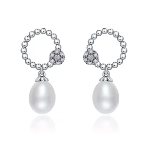(imagen para) Estos aretes estilo Pandora de temperamento cálido - VSE095