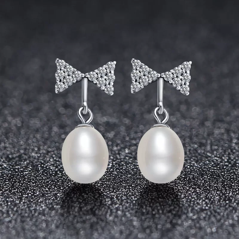 (imagen para) Estos pendientes elegantes de estilo Pandora Style Light Stud - VSE101 - Ver 2