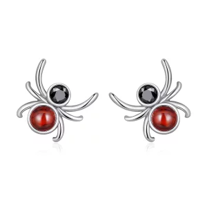 (imagen para) Pendientes de botón estilo Pandora con diseño de araña - SCE1517