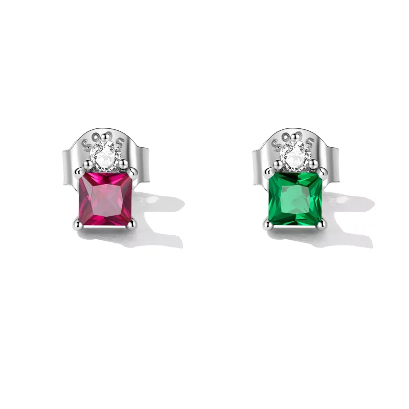 (imagen para) Pendientes de botón estilo Pandora con dulces coloridos para fiesta de princesas - Ver 2