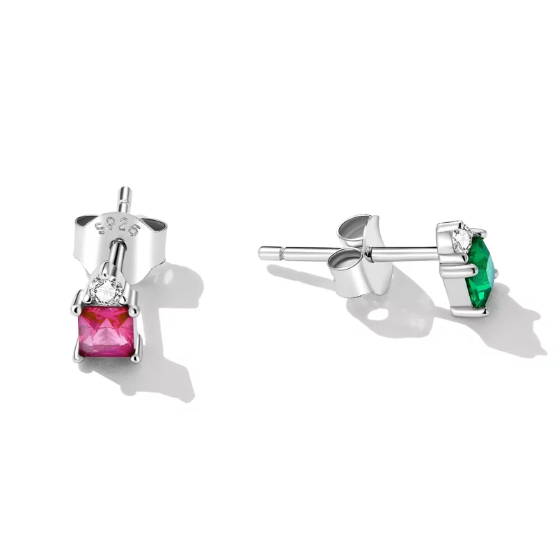 (imagen para) Pendientes de botón estilo Pandora con dulces coloridos para fiesta de princesas - Ver 3