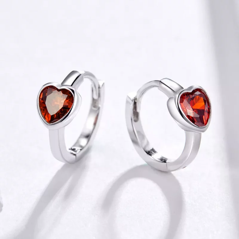 (imagen para) Pendientes de botón estilo Pandora Love You - BSE084 - Ver 3