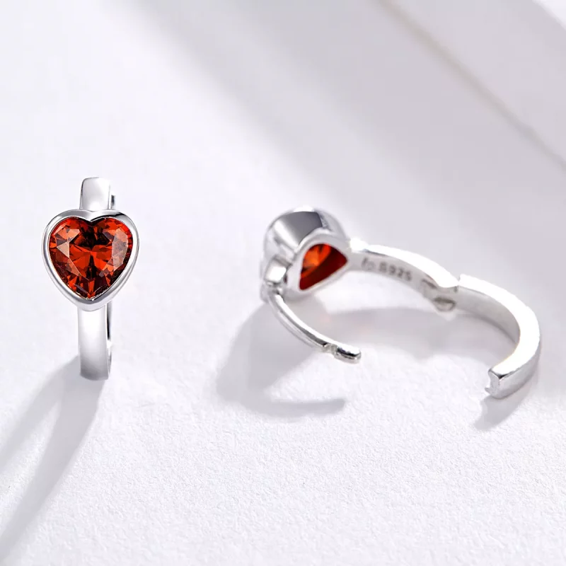 (imagen para) Pendientes de botón estilo Pandora Love You - BSE084 - Ver 4