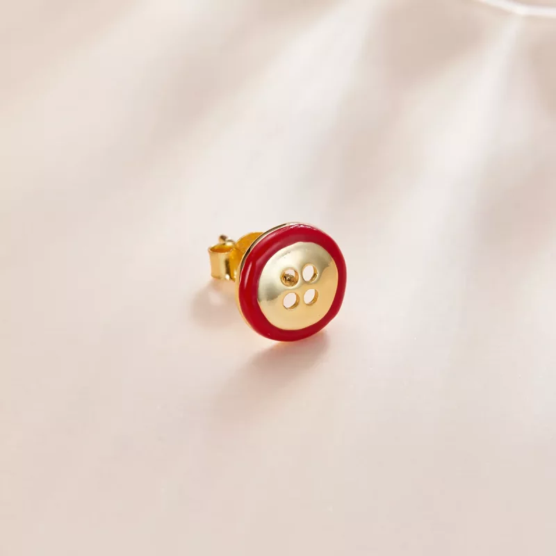 (imagen para) Pendientes de botón estilo Pandora - SCE1060 - Ver 2