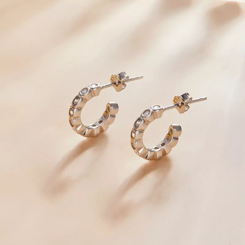 (imagen para) Pendientes de estilo Pandora con personalidad - SCE1175-A - Ver 2