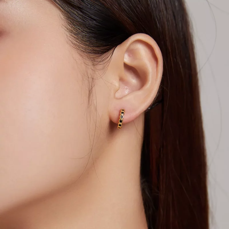 (imagen para) Pendientes de Estilo Pandora con Personalidad - SCE1175-B - Ver 5