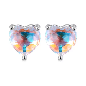 (imagen para) Pendientes de Estudio de Vidrio Estilo Pandora Love Symphony - BSE713