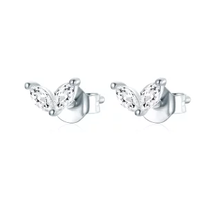 (imagen para) Pendientes de Mariposa Delicados al Estilo Pandora - SCE1240-A