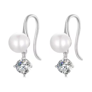 Pendientes de perlas estilo Pandora - BSE684 (imagen para) Pendientes de perlas estilo Pandora - BSE684