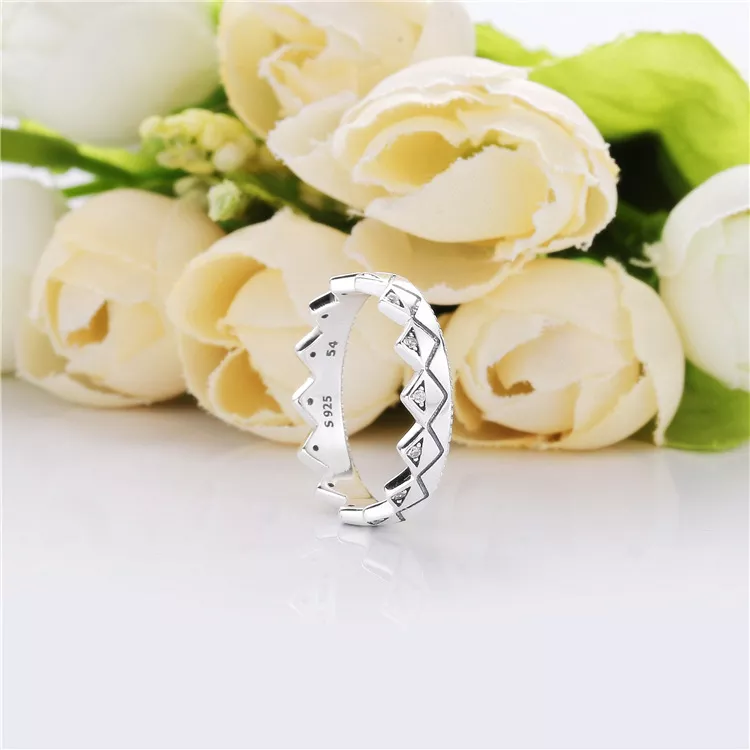 (imagen para) Anillo PANDORA en plata de ley Corona Exótica - 198033CZ - Ver 2