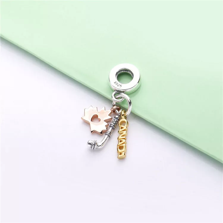 (imagen para) Charm colgante PANDORA Canadá 798028 - Ver 4
