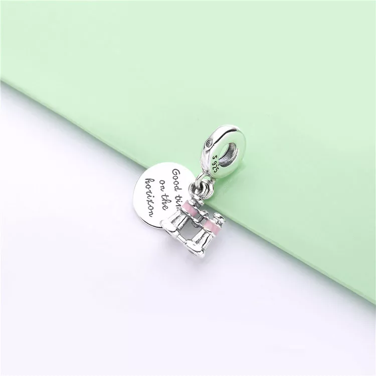(imagen para) Charm Colgante PANDORA en plata de ley Prismáticos - 798062CZ - Ver 2