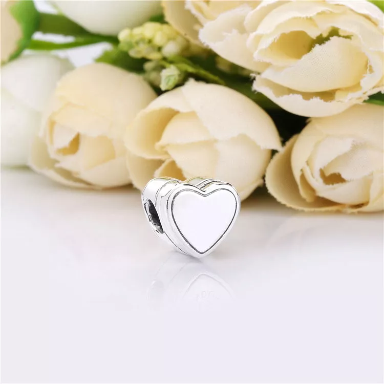 (imagen para) Charm PANDORA en plata de ley Nuestra Promesa - 798072CZ - Ver 2