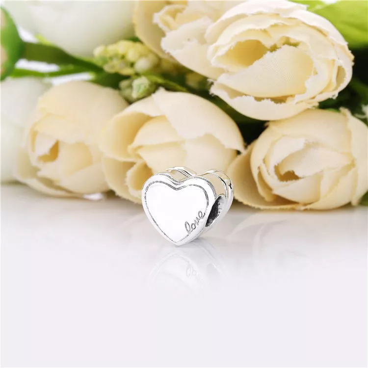 (imagen para) Charm PANDORA en plata de ley Nuestra Promesa - 798072CZ - Ver 3