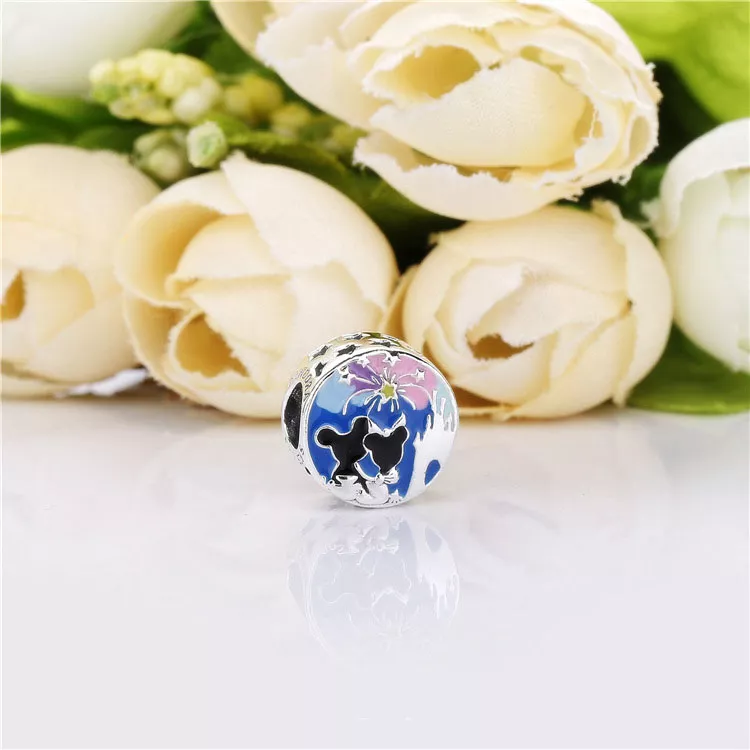 (imagen para) Charm PANDORA Fuegos artificiales de Mickey y Minnie Mouse 7501057372417P - Ver 4