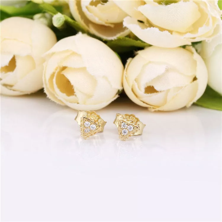 (imagen para) Pendientes en Pandora Shine Triángulos Brillantes - 268030CZ - Ver 2