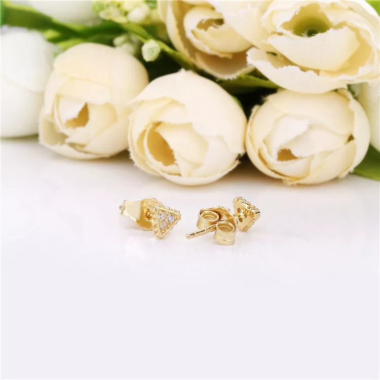 (imagen para) Pendientes en Pandora Shine Triángulos Brillantes - 268030CZ - Ver 4