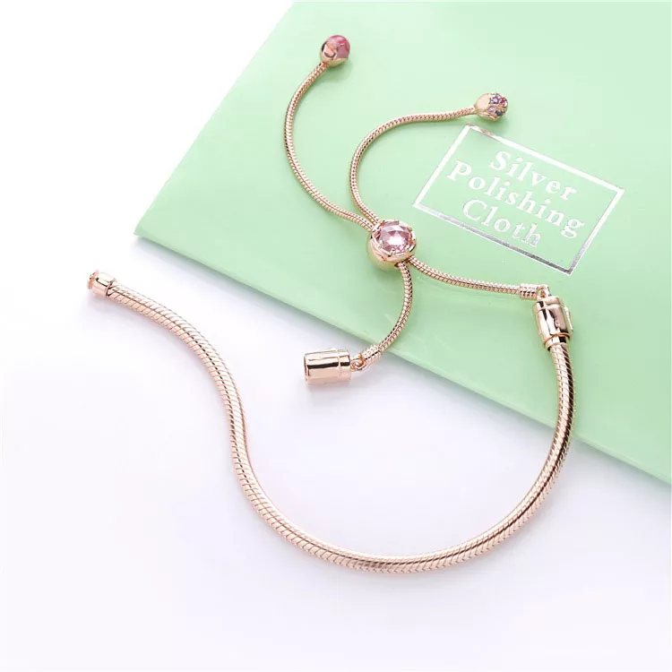(imagen para) Pulsera PANDORA Flor de flor de durazno 588093NCCMX - Ver 3