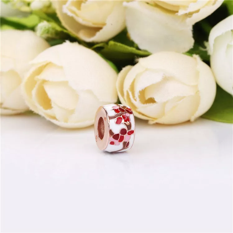 (imagen para) Separador colgante PANDORA Flor de flor de durazno 788111ENMX - Ver 2