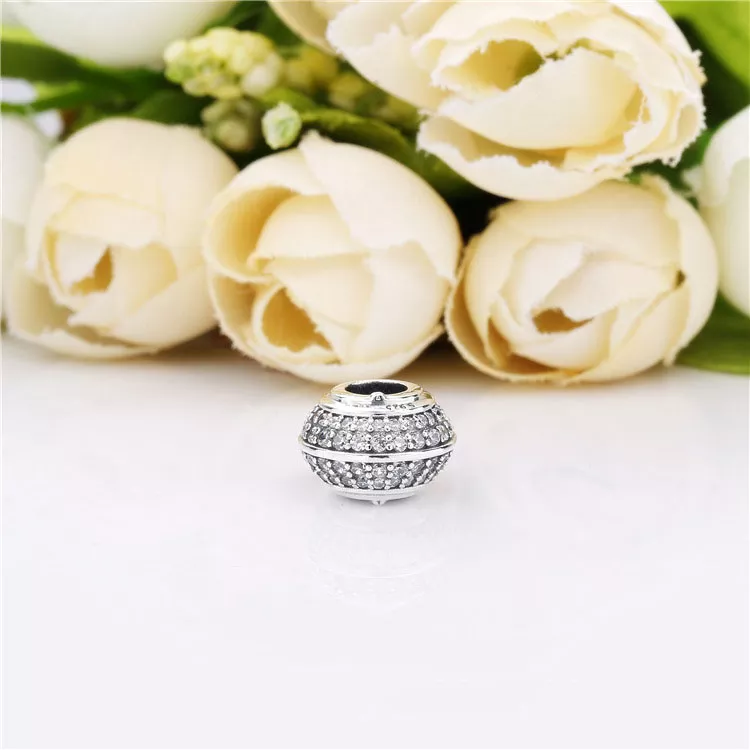 (imagen para) Separador PANDORA en plata de ley Pavé Brillante - 798066CZ - Ver 4