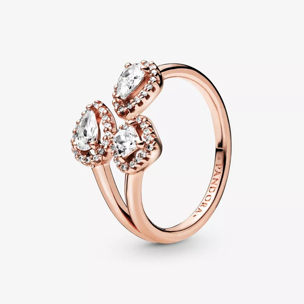 anillo abierto de formas geométricas pandora 188494c01