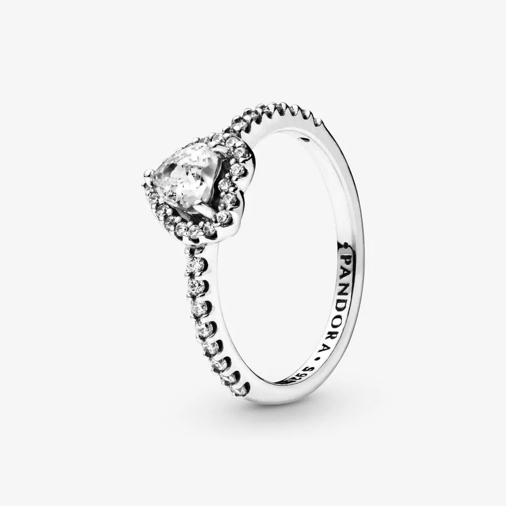 anillo de corazón elevado pandora 198421c01