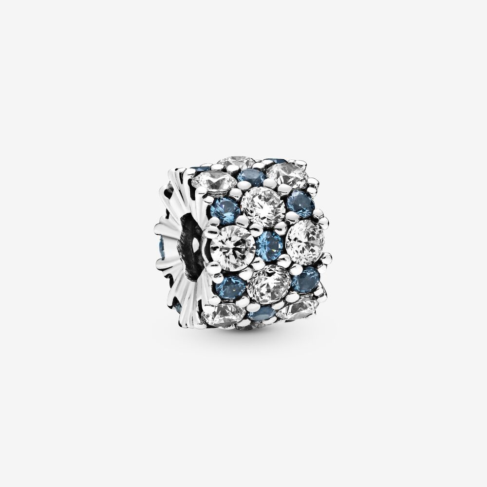 pandora encanto de chispa azul y transparente 798487c02