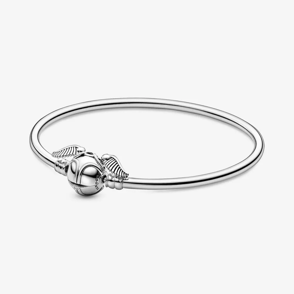 pulsera pandora moments harry potter con broche de snitch dorada 598619c00