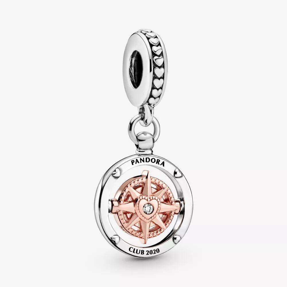 charm colgante pandora club 2020 brújula 788590c01