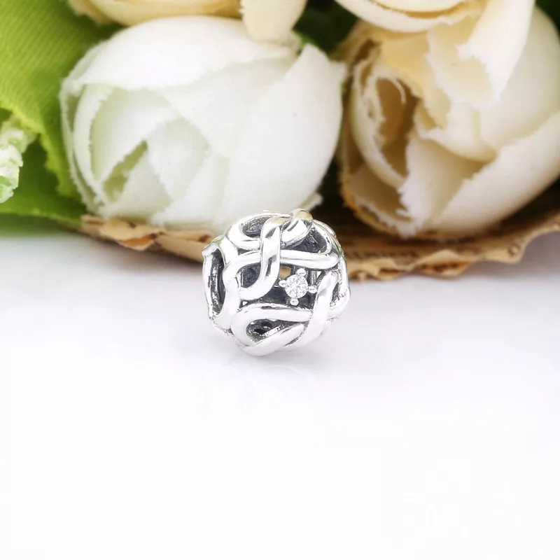 (imagen para) Amuleto PANDORA de Infinito Tejido Calado - 798824C01 - Ver 2