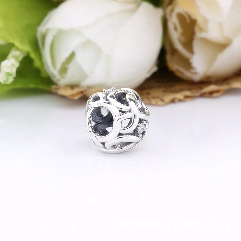 (imagen para) Amuleto PANDORA de Infinito Tejido Calado - 798824C01 - Ver 4