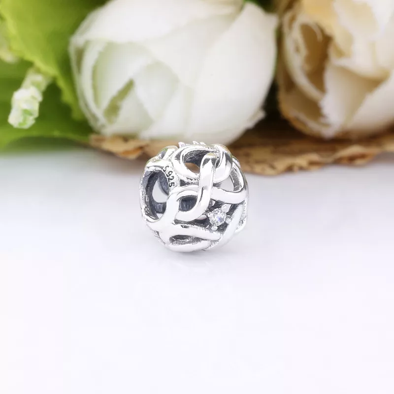 (imagen para) Amuleto PANDORA de Infinito Tejido Calado - 798824C01 - Ver 5